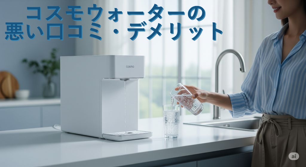 【後悔する?】コスモウォーターの悪い口コミ・評判からわかるデメリット