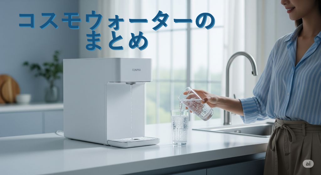 まとめ:コスモウォーターの口コミを調査してわかったこと