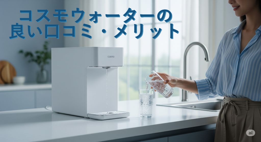 【満足度◎】コスモウォーターの良い口コミ・評判からわかるメリット