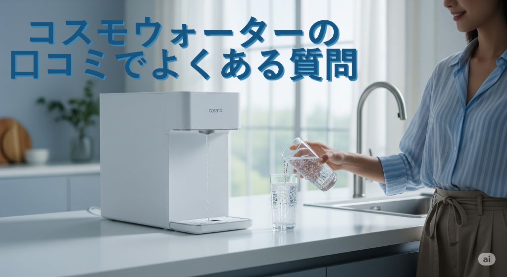 【Q&A】コスモウォーターの口コミでよくある質問