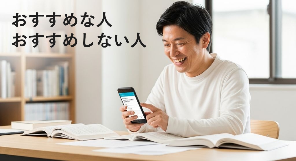 おすすめな人
おすすめしない人