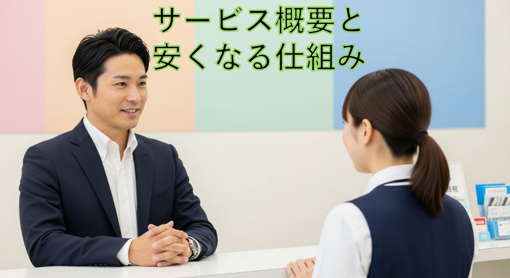 サービス概要とガス料金が安くなる仕組み