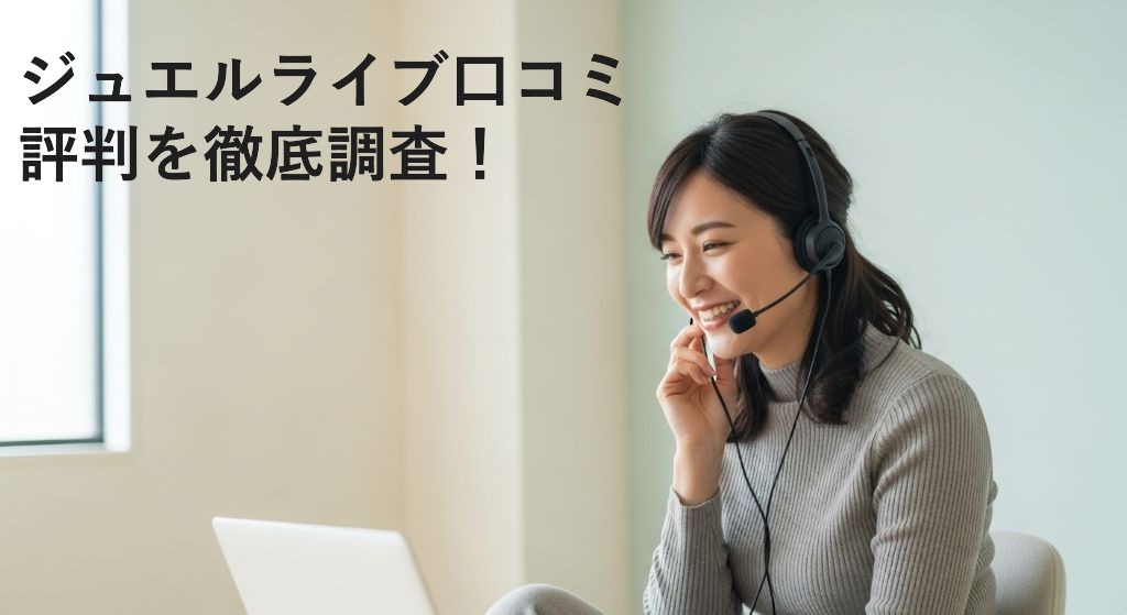 ジュエルライブ口コミ
評判を徹底調査！
