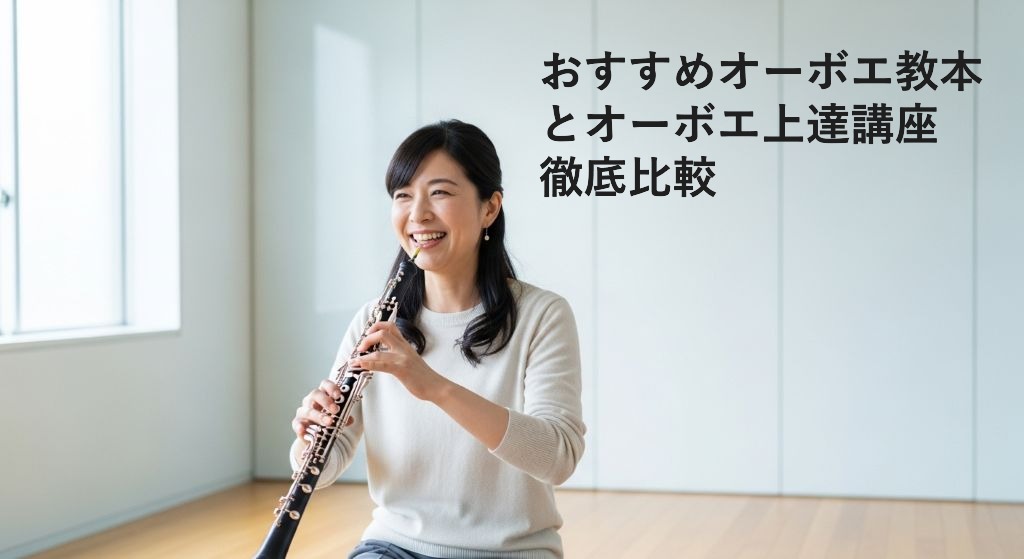 おすすめオーボエ教本
とオーボエ上達講座
徹底比較
