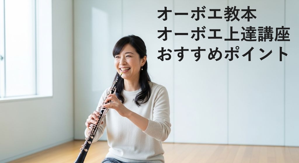 オーボエ教本
オーボエ上達講座
おすすめポイント