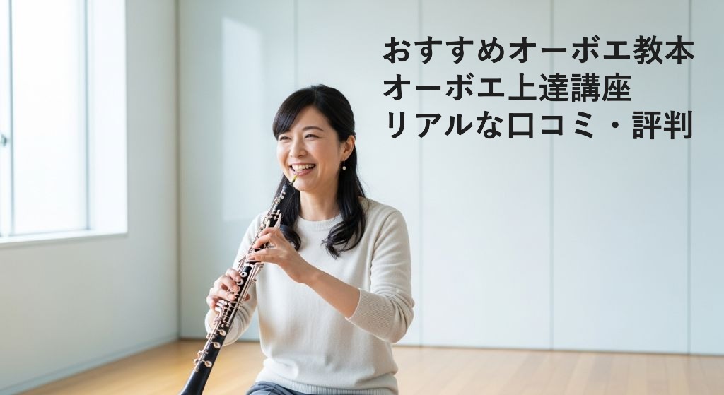 おすすめオーボエ教本
オーボエ上達講座
リアルな口コミ・評判