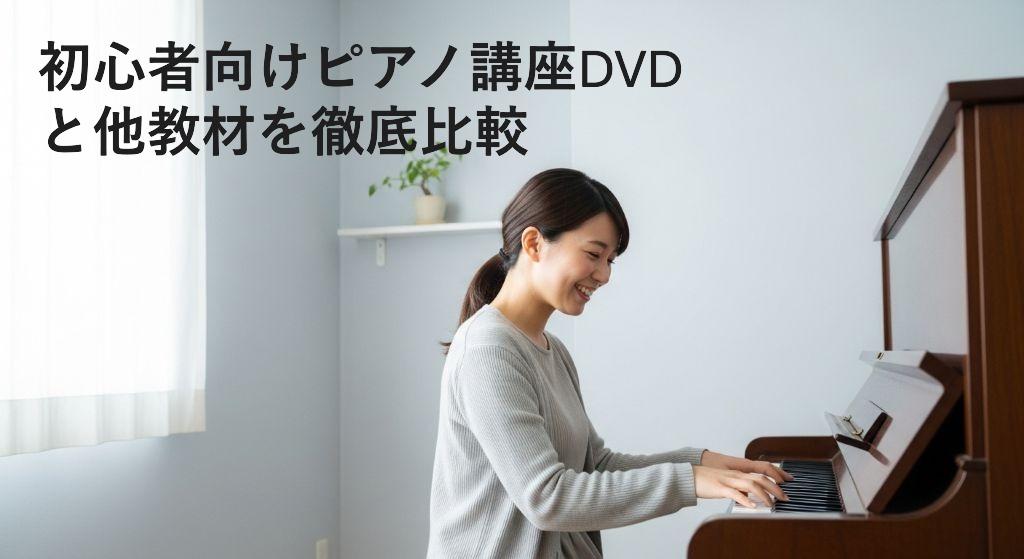 口コミで分かる初心者向けピアノ講座DVDがおすすめな人